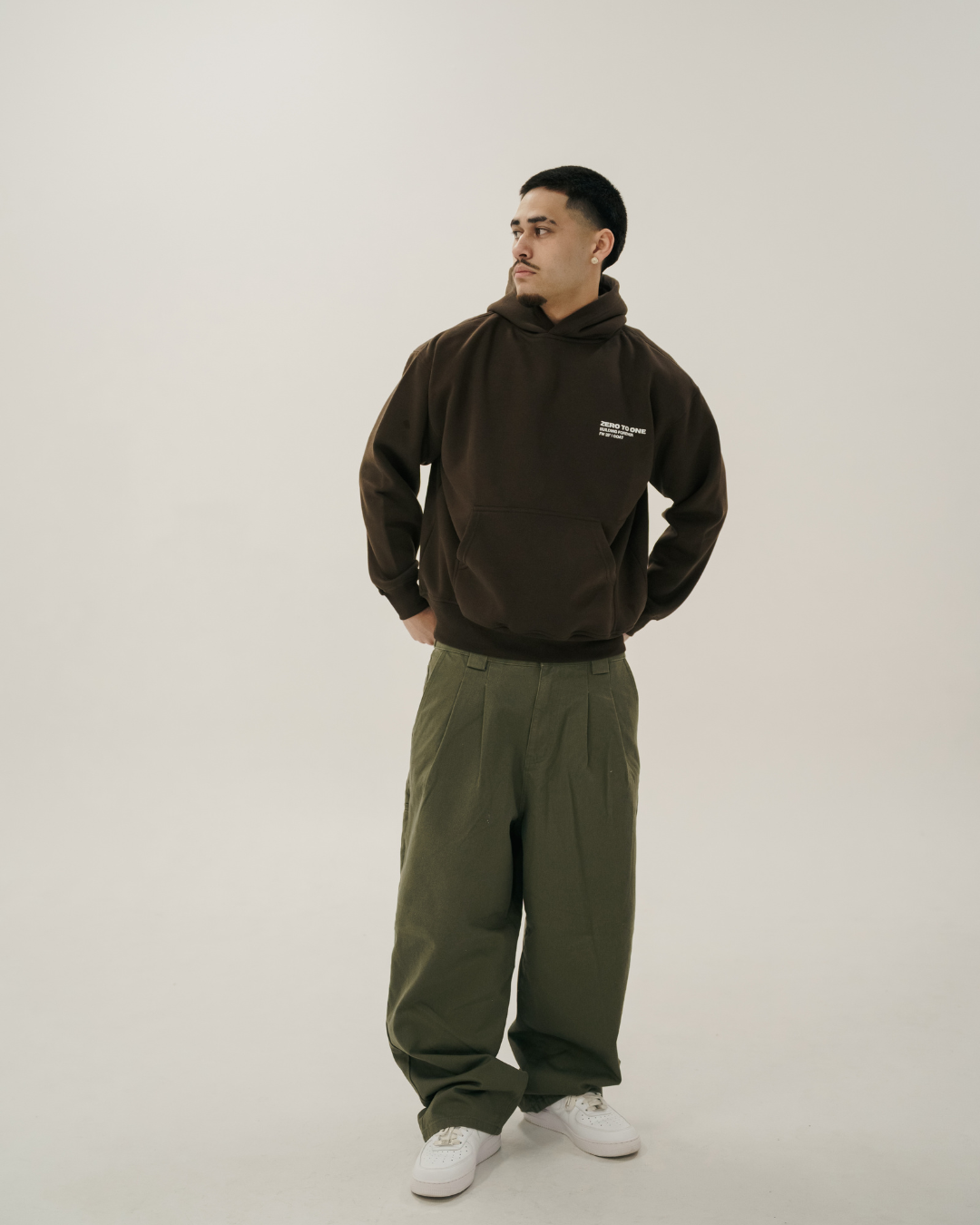 Coffee Brown Oversized Hoodie
