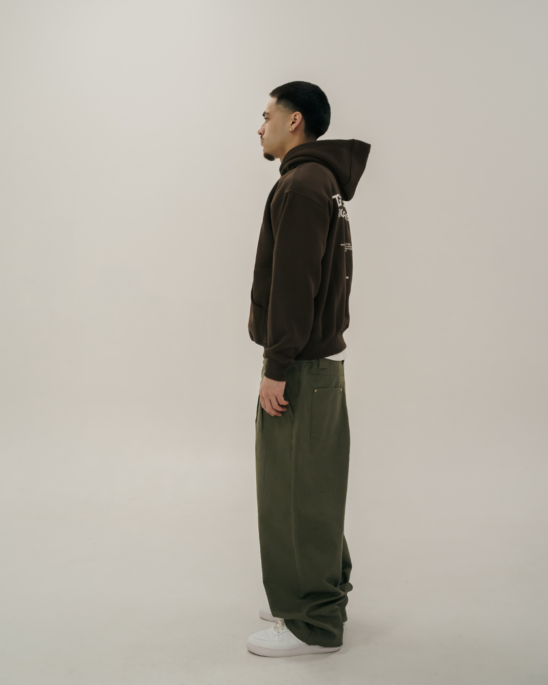 Coffee Brown Oversized Hoodie