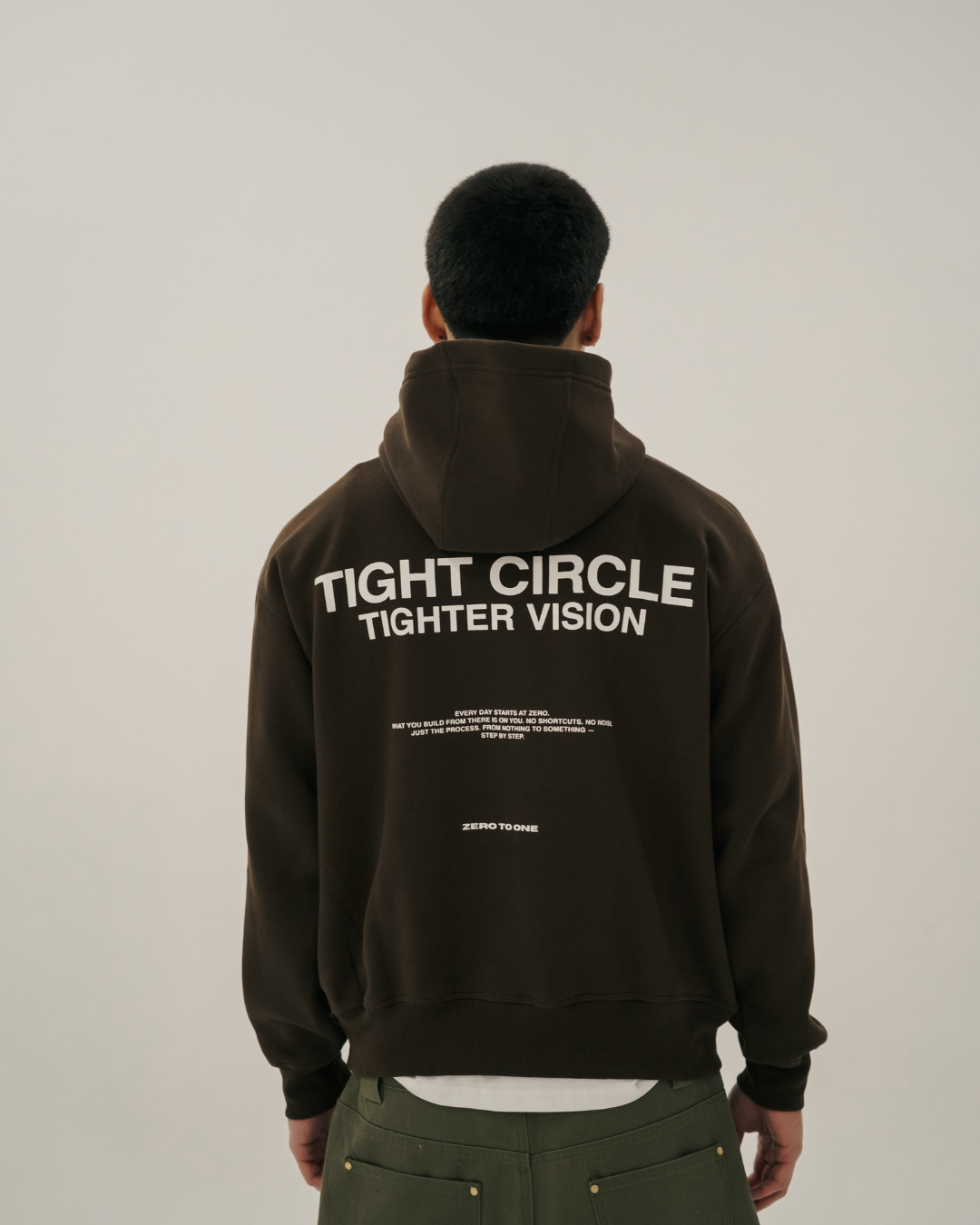 Coffee Brown Oversized Hoodie