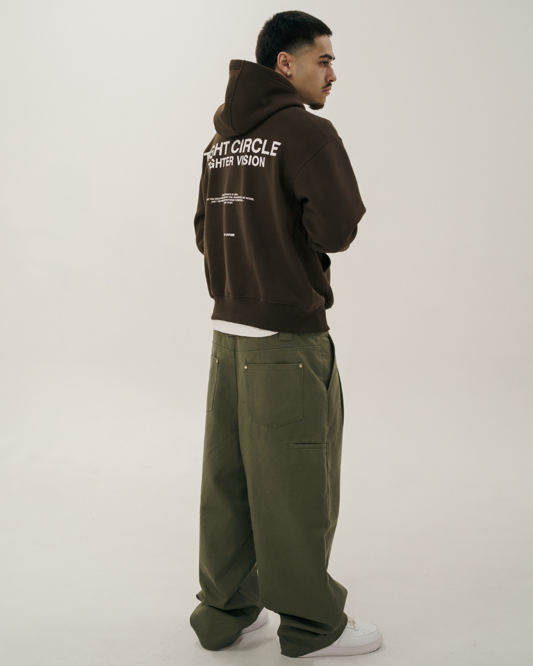 Coffee Brown Oversized Hoodie