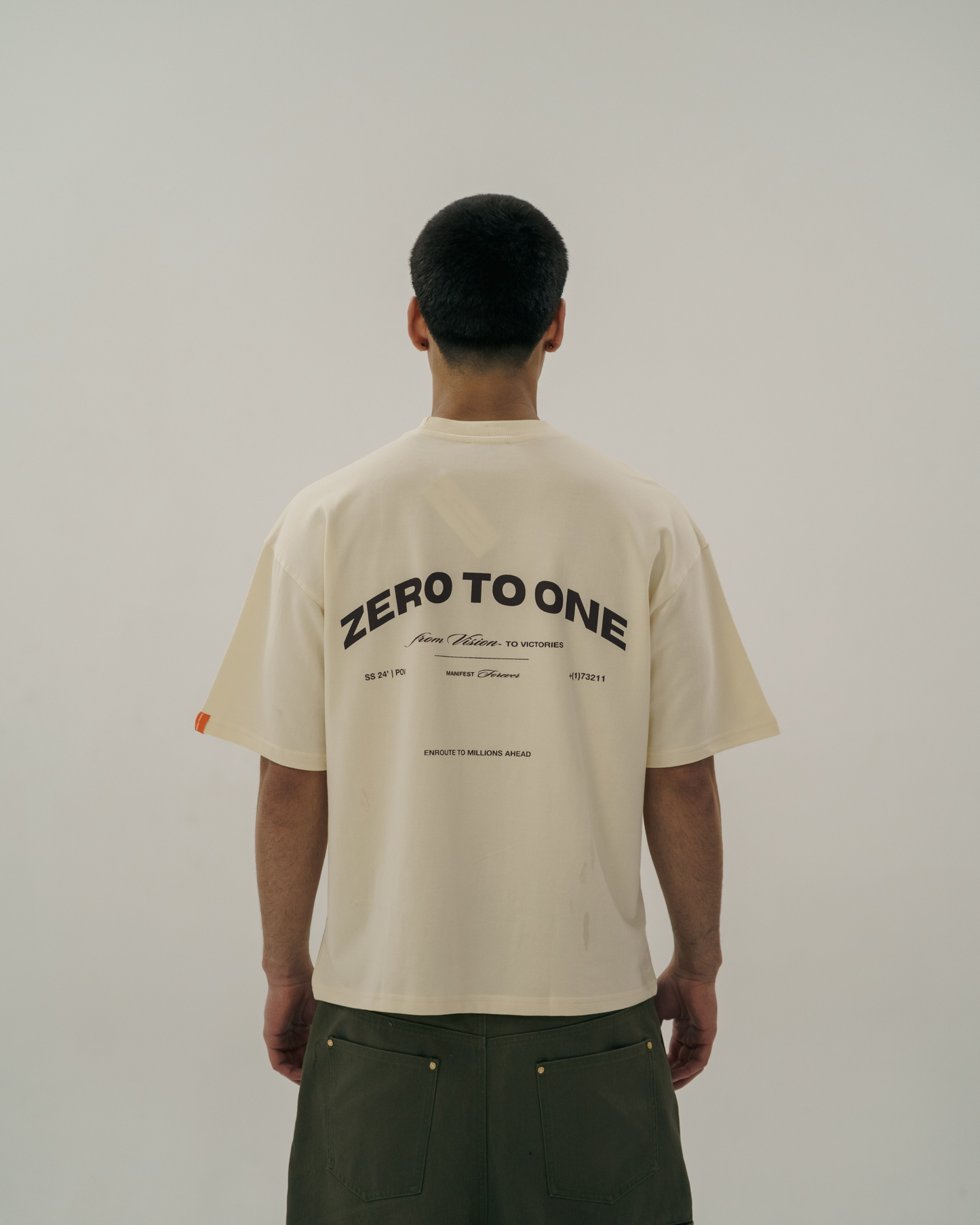 POV Cream Oversized T-Shirt