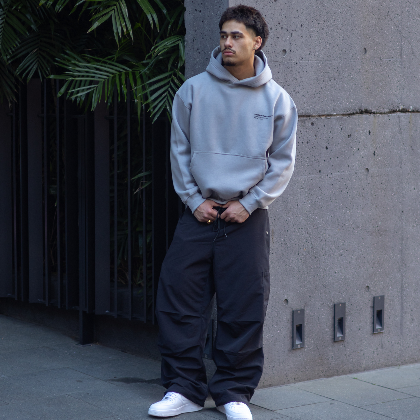 GOAT - Oversized Grey Hoodie