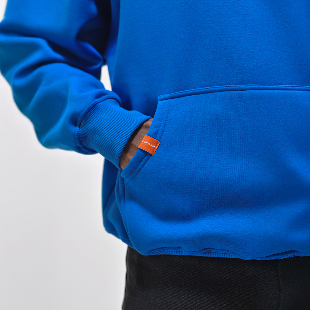 Picanto Blue Oversized Hoodie