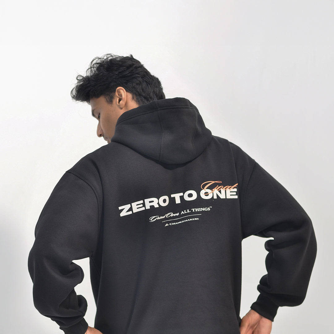 CHANGEMAKERS - Oversized Black Hoodie