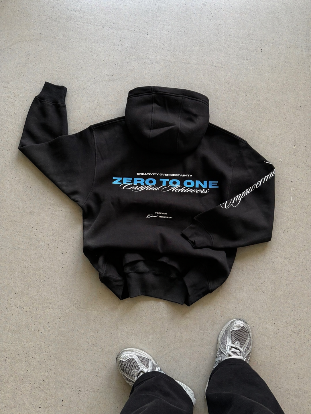 GOAT - Oversized Black Hoodie