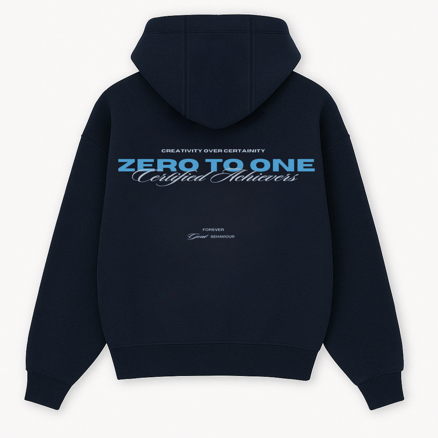 GOAT - Oversized Navy Hoodie