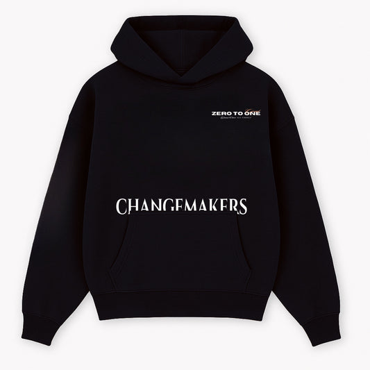 CHANGEMAKERS - Oversized Black Hoodie
