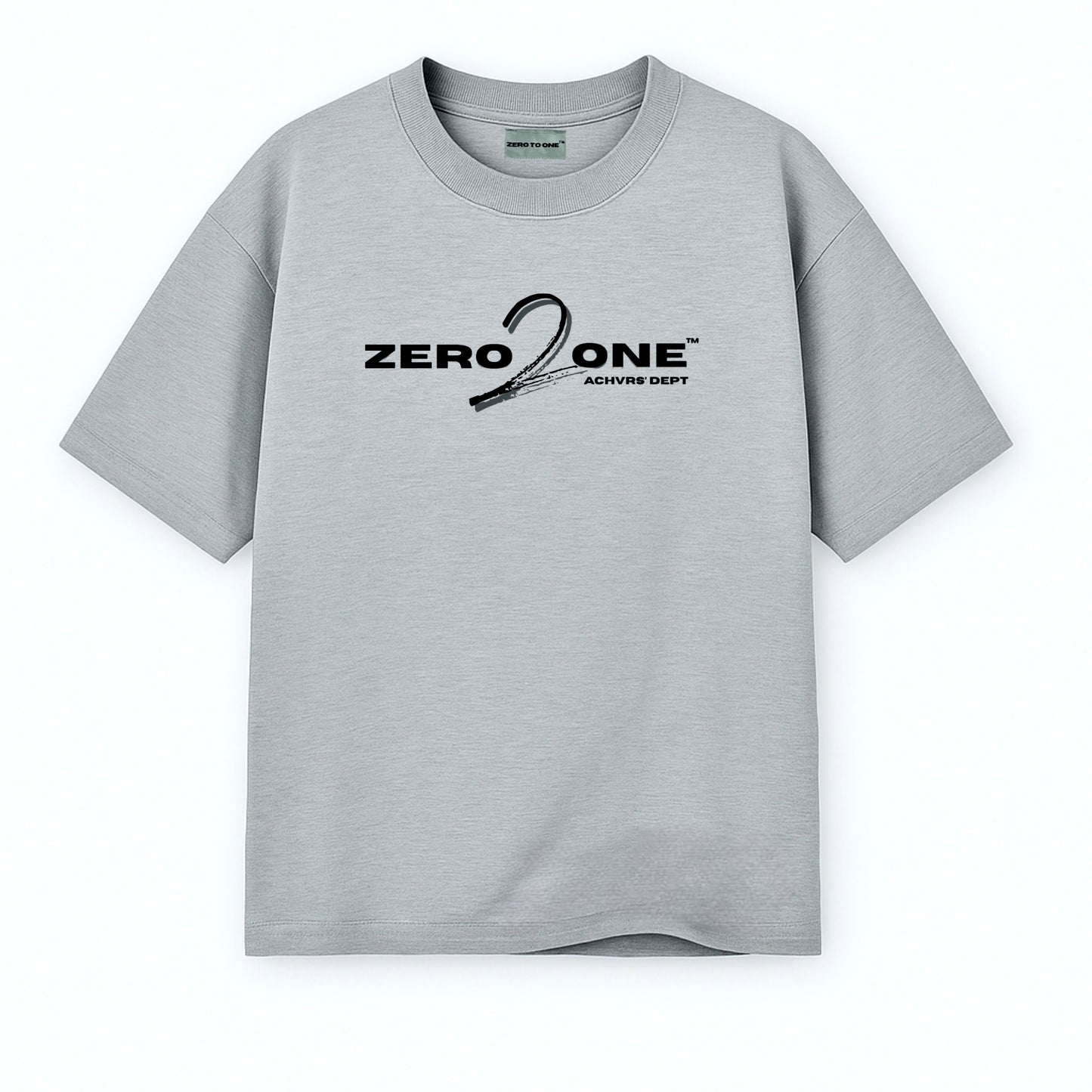 Signature Stone Grey Oversized T-Shirt