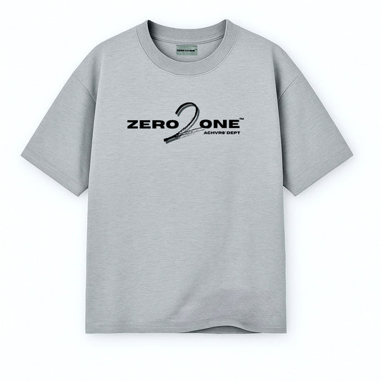 Signature Stone Grey Oversized T-Shirt