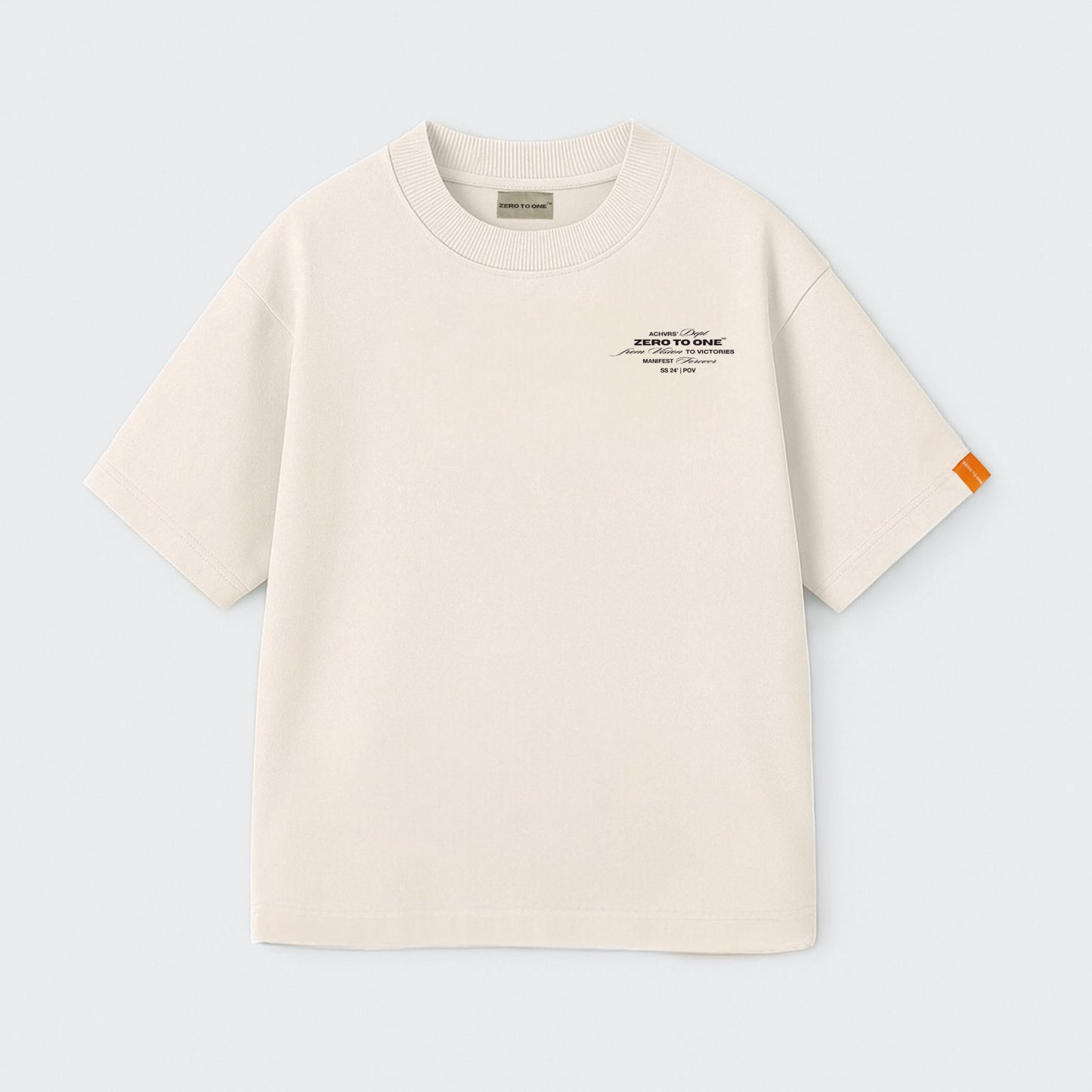 POV Cream Oversized T-Shirt