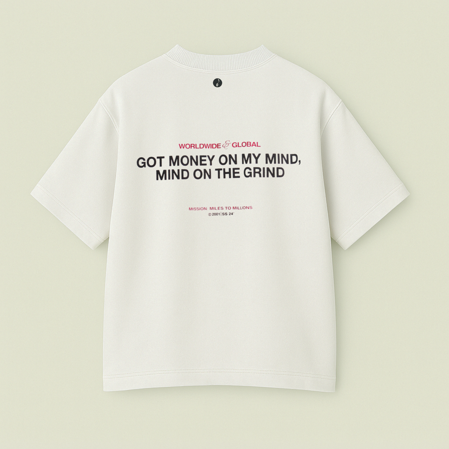 State of Grind White Oversized T-Shirt