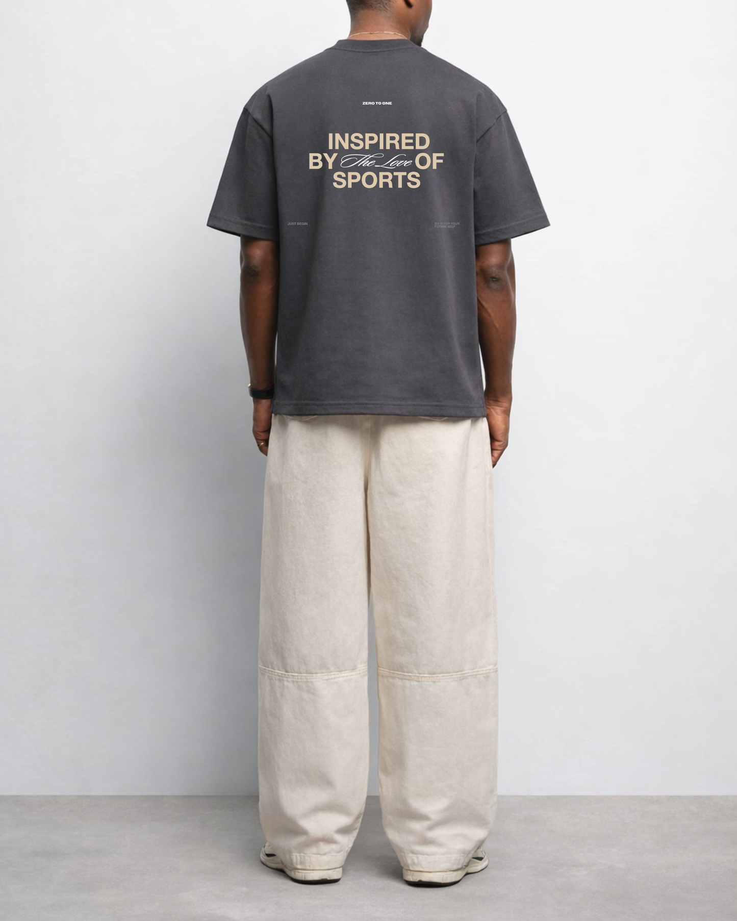Signature Boxy T-Shirt - Charcoal