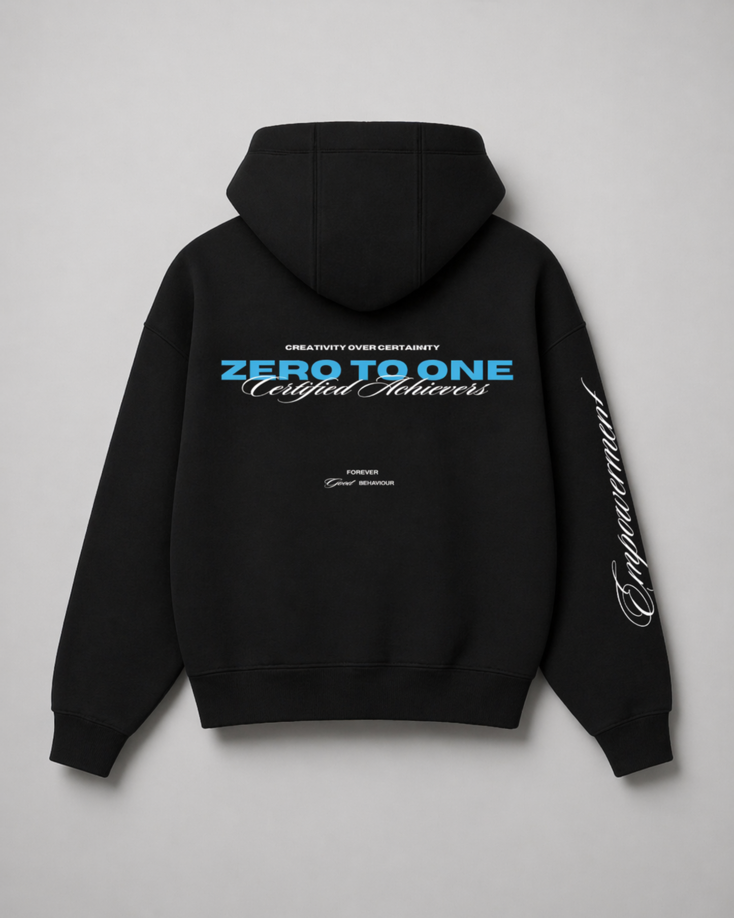 GOAT - Oversized Black Hoodie