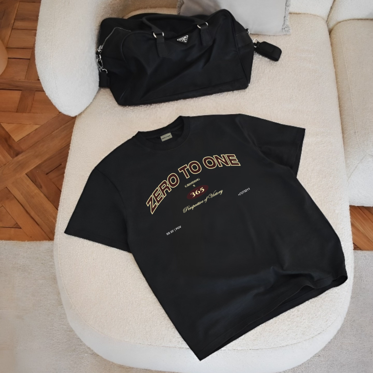 Signature Boxy T-Shirt - Black