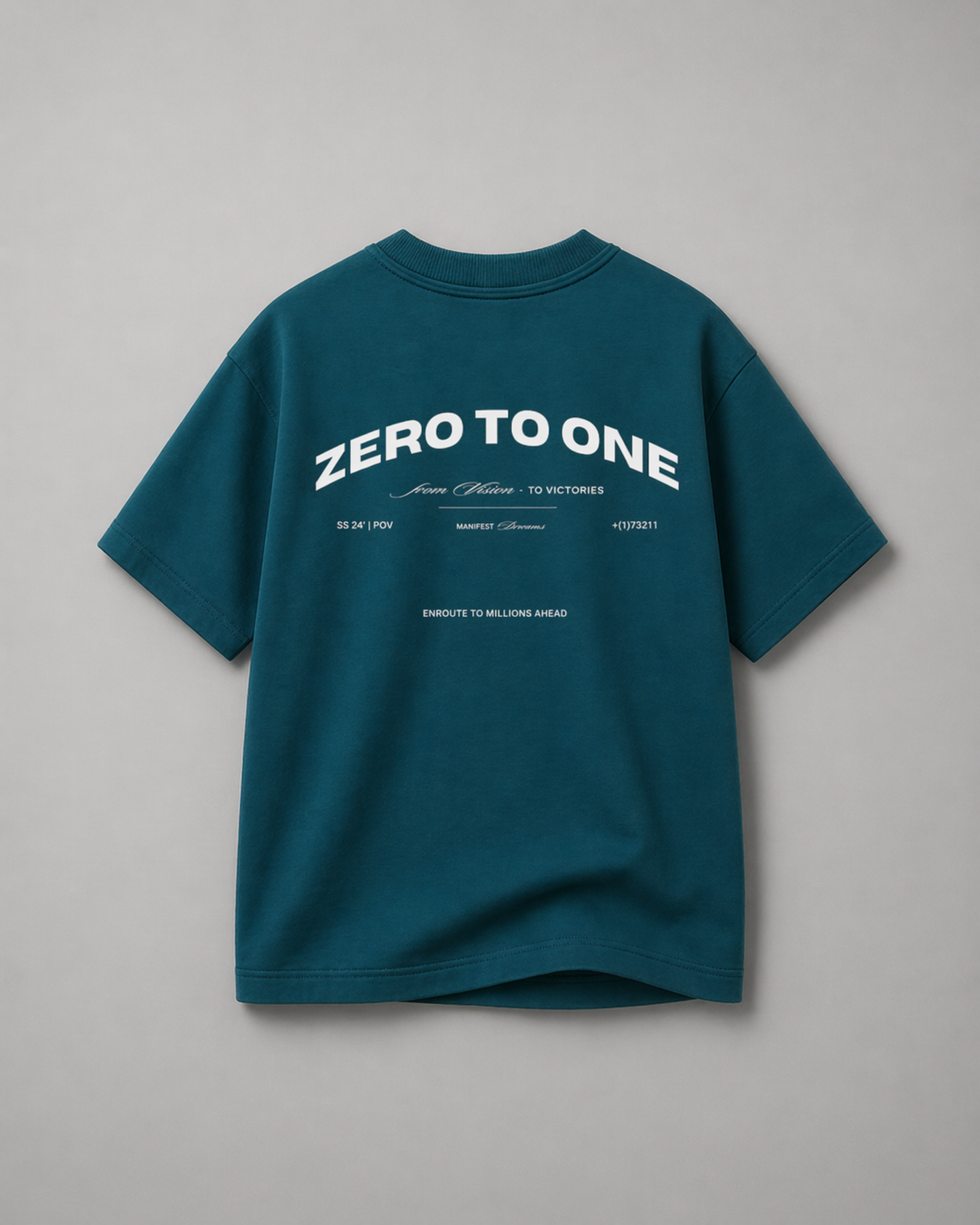 Luxury Graphic T-Shirt - Teal