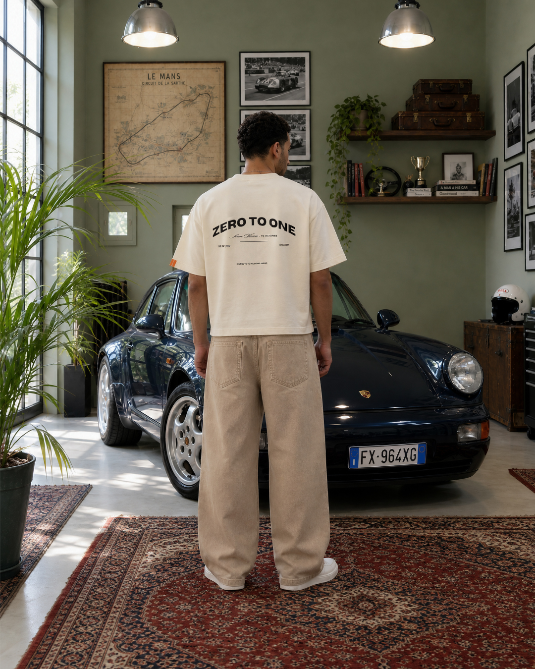 Signature Boxy T-shirt - Cream