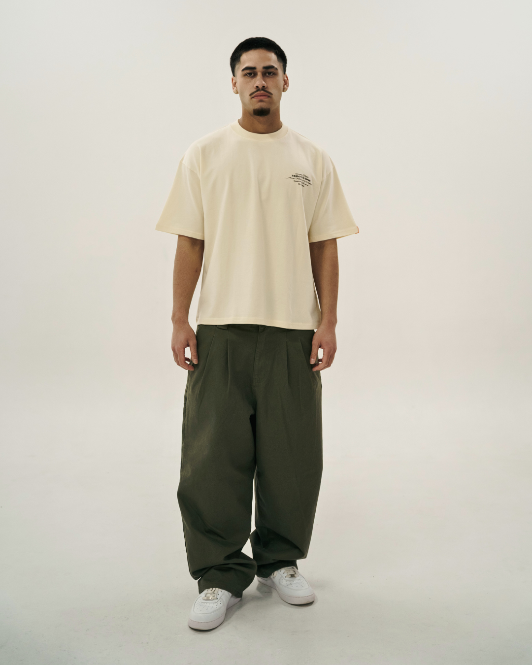 Signature Boxy T-shirt - Cream