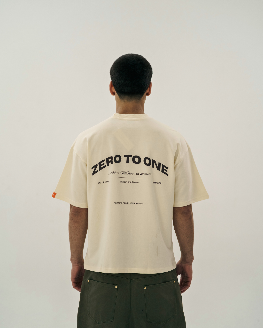 Signature Boxy T-shirt - Cream
