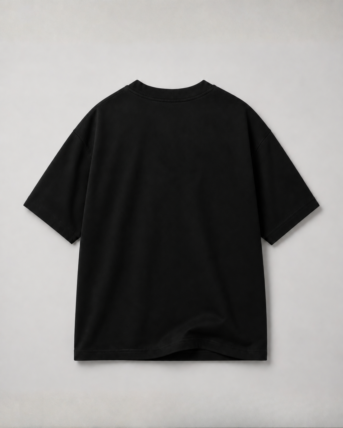 Oversized Blank Tee - Black