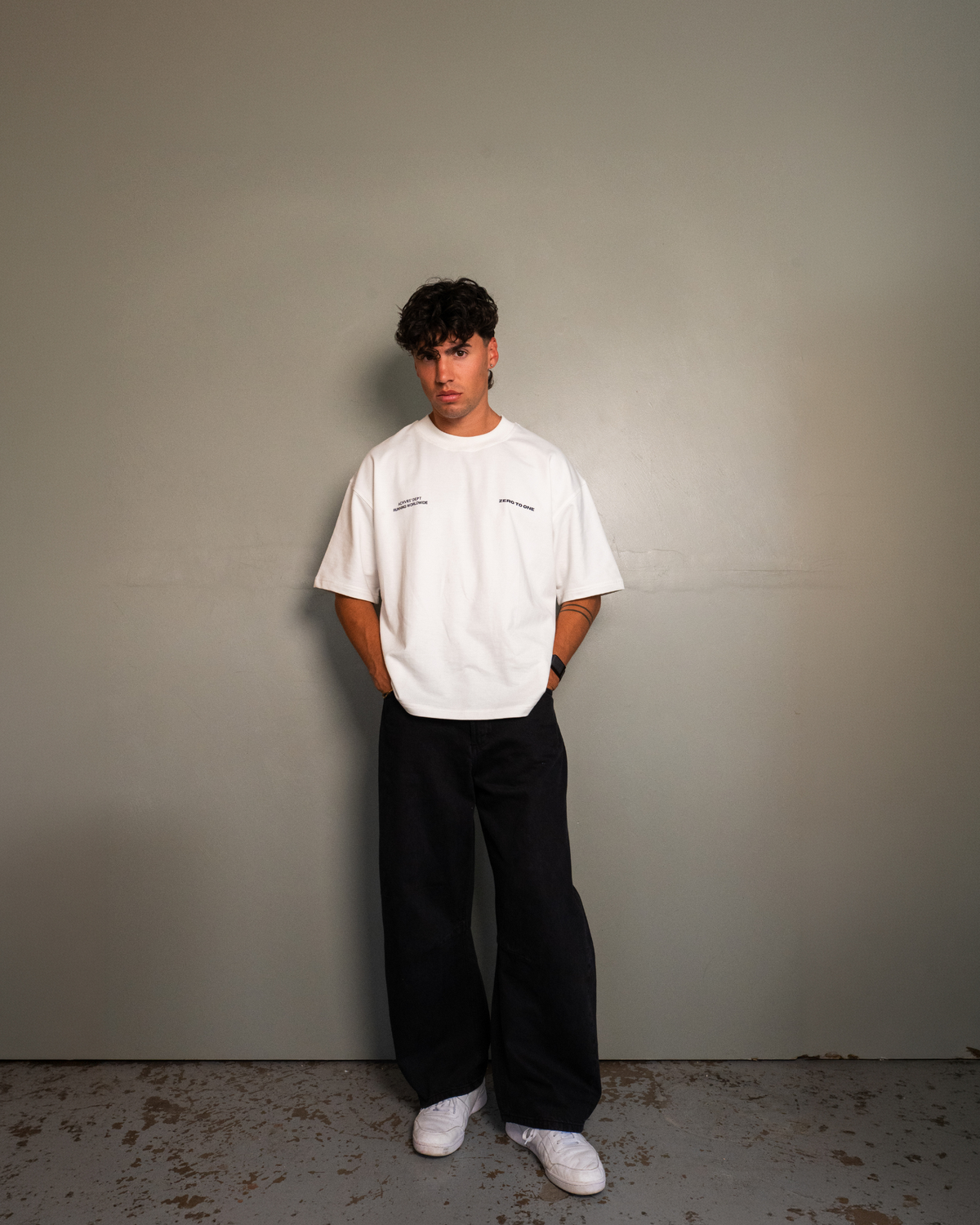 Clean Box T-shirt - Chalk