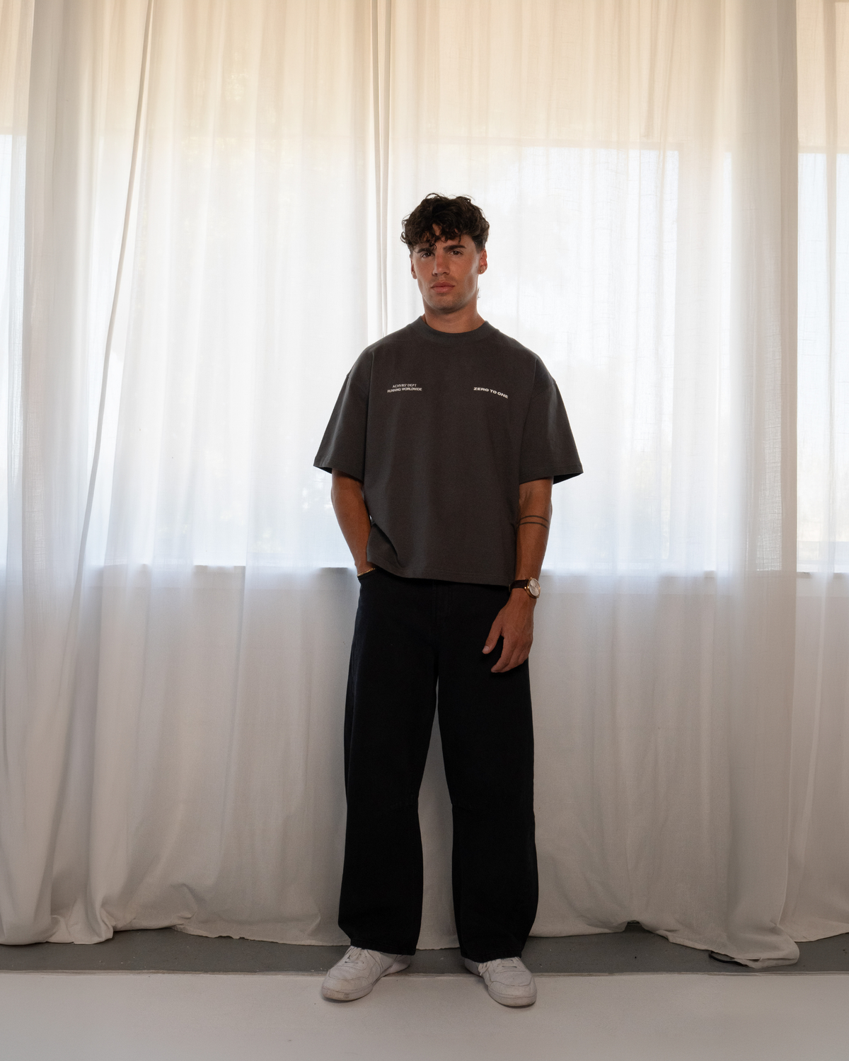 Clean Box T-shirt - Charcoal