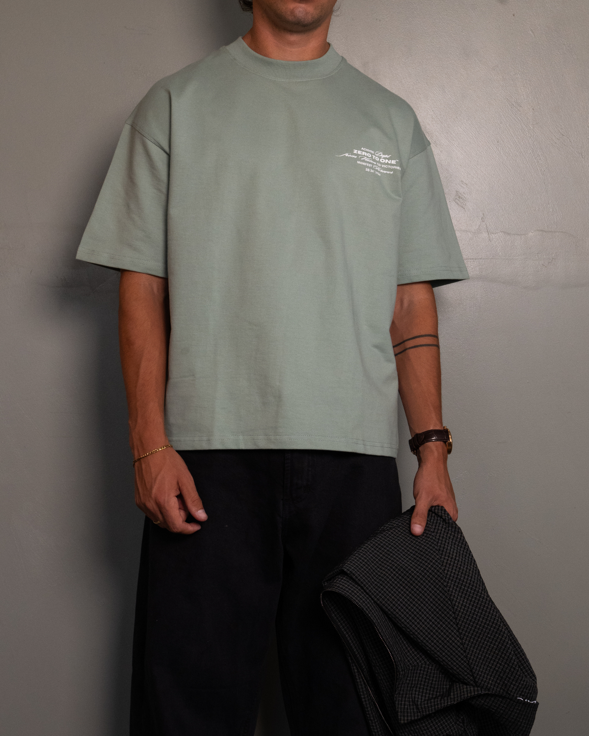 Signature Boxy T-shirt - Pistachio