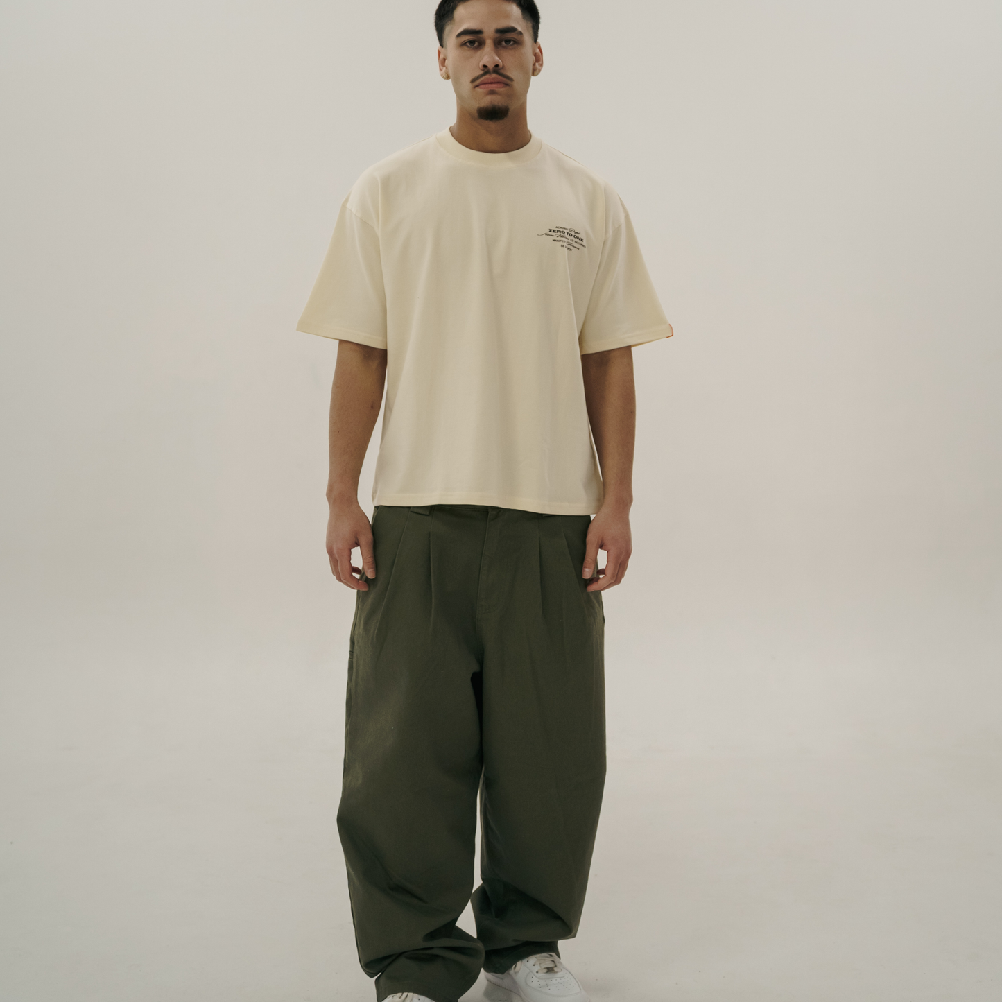 Luxury Graphic T-Shirt - Cream