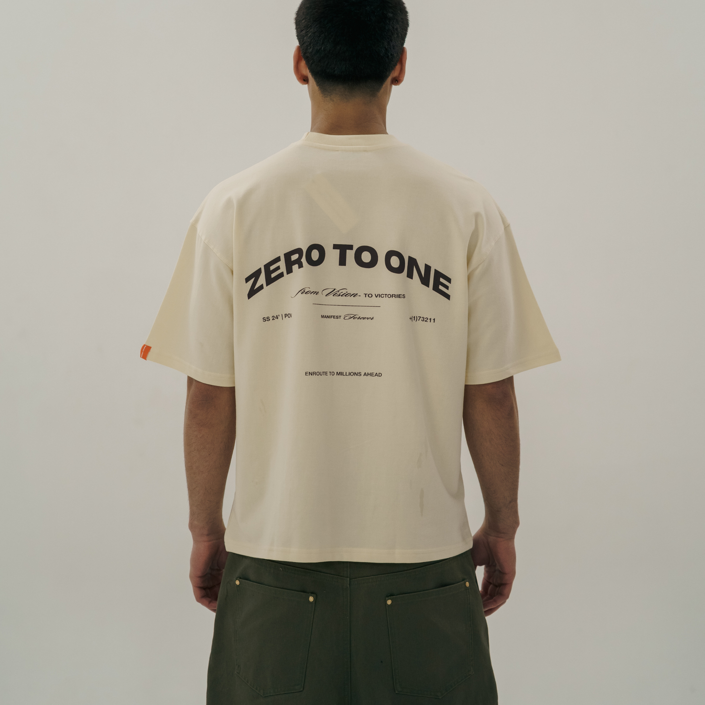 Luxury Graphic T-Shirt - Cream