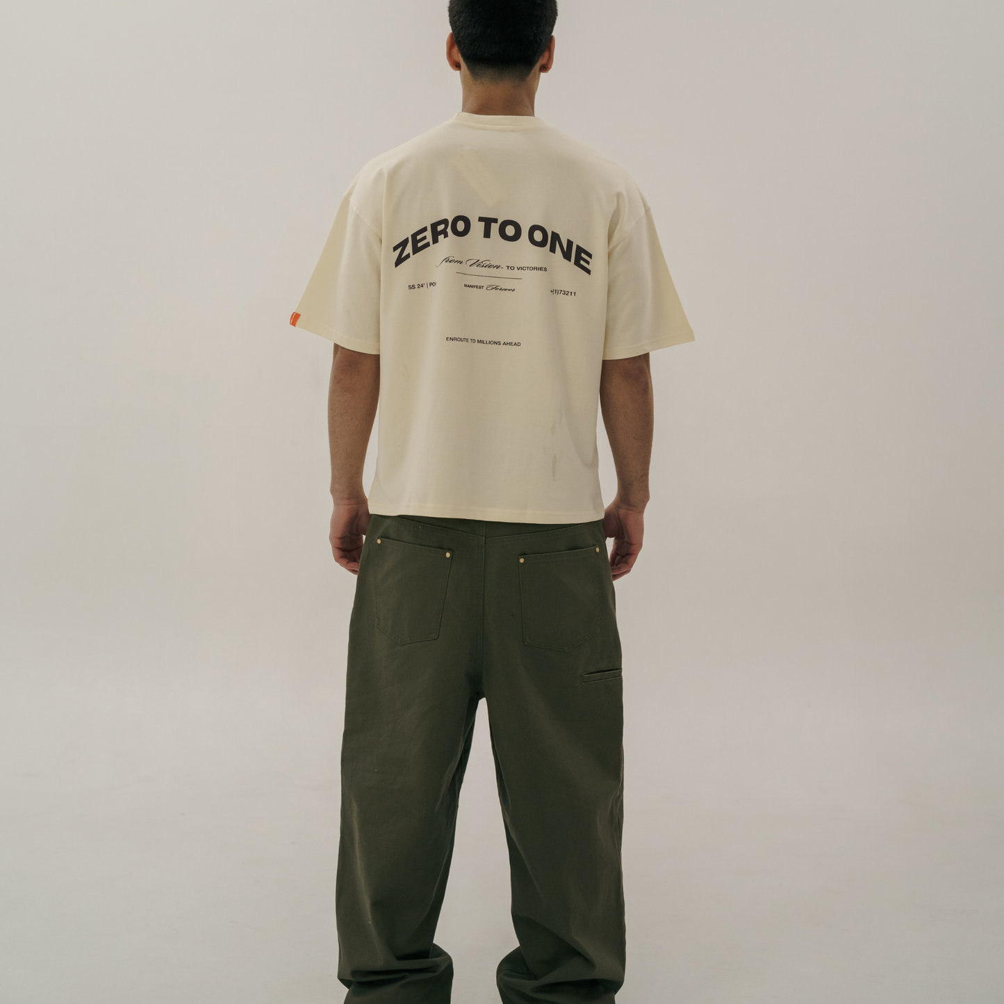 Luxury Graphic T-Shirt - Cream