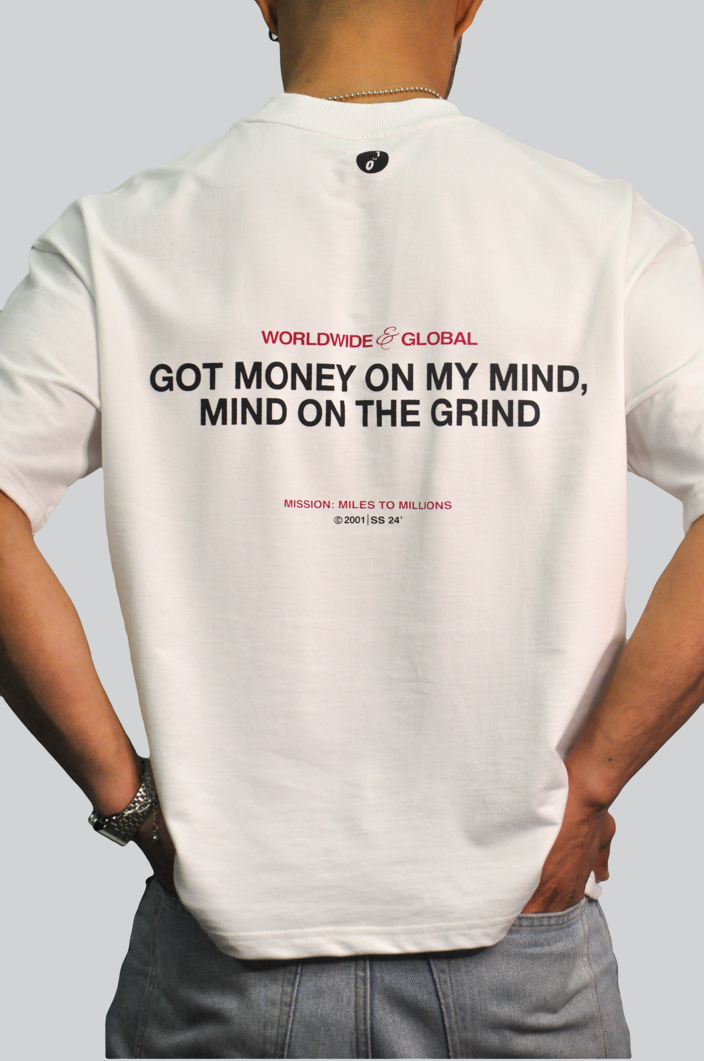 State of Grind White Oversized T-Shirt