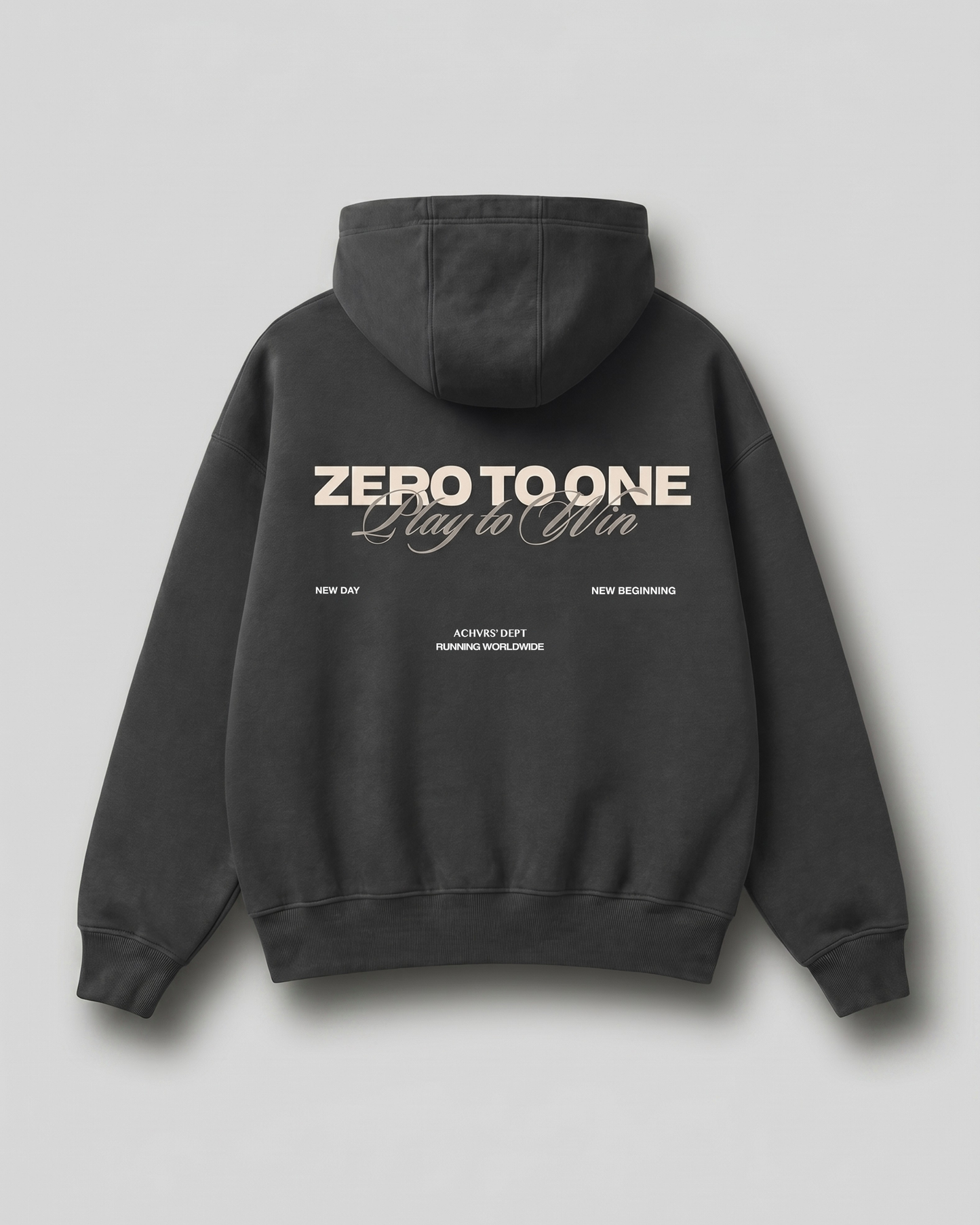 Play to Win Hoodie - Charcoal