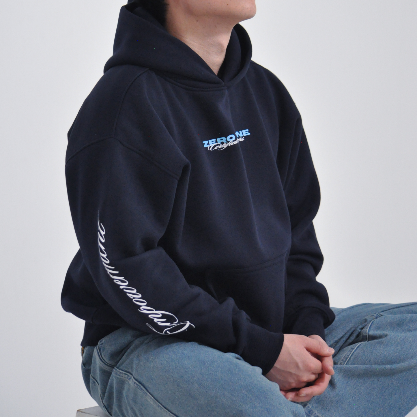 GOAT - Oversized Navy Hoodie