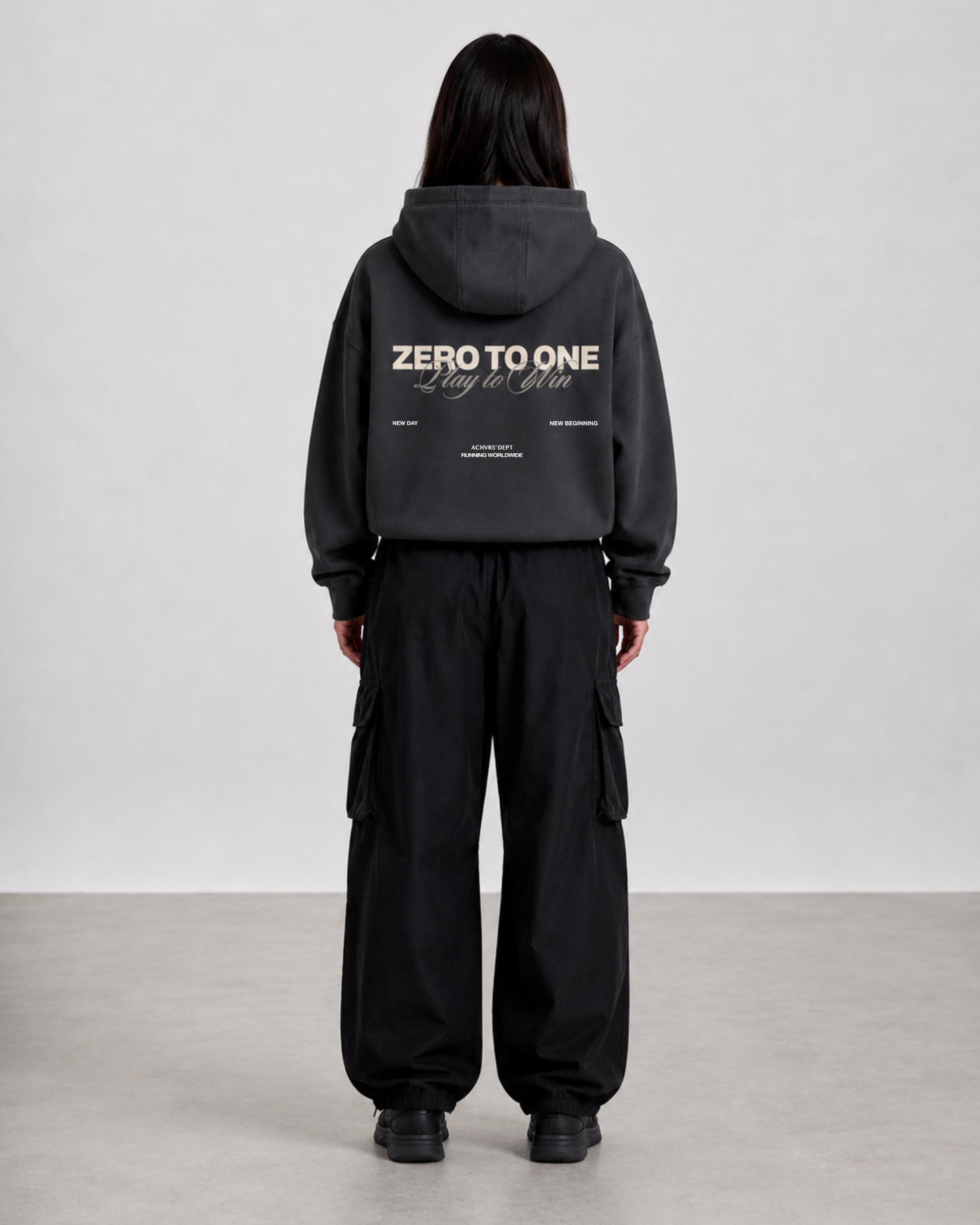 Play to Win Hoodie - Charcoal