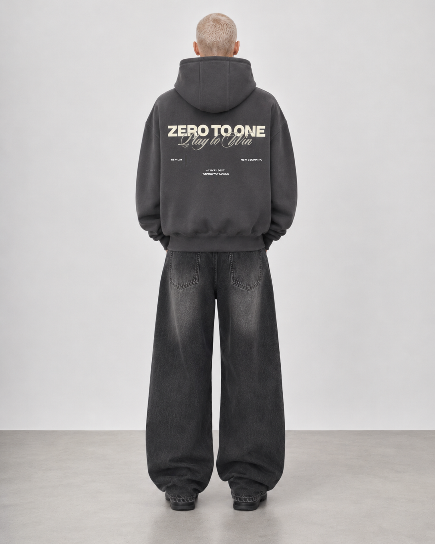 Play to Win Hoodie - Charcoal