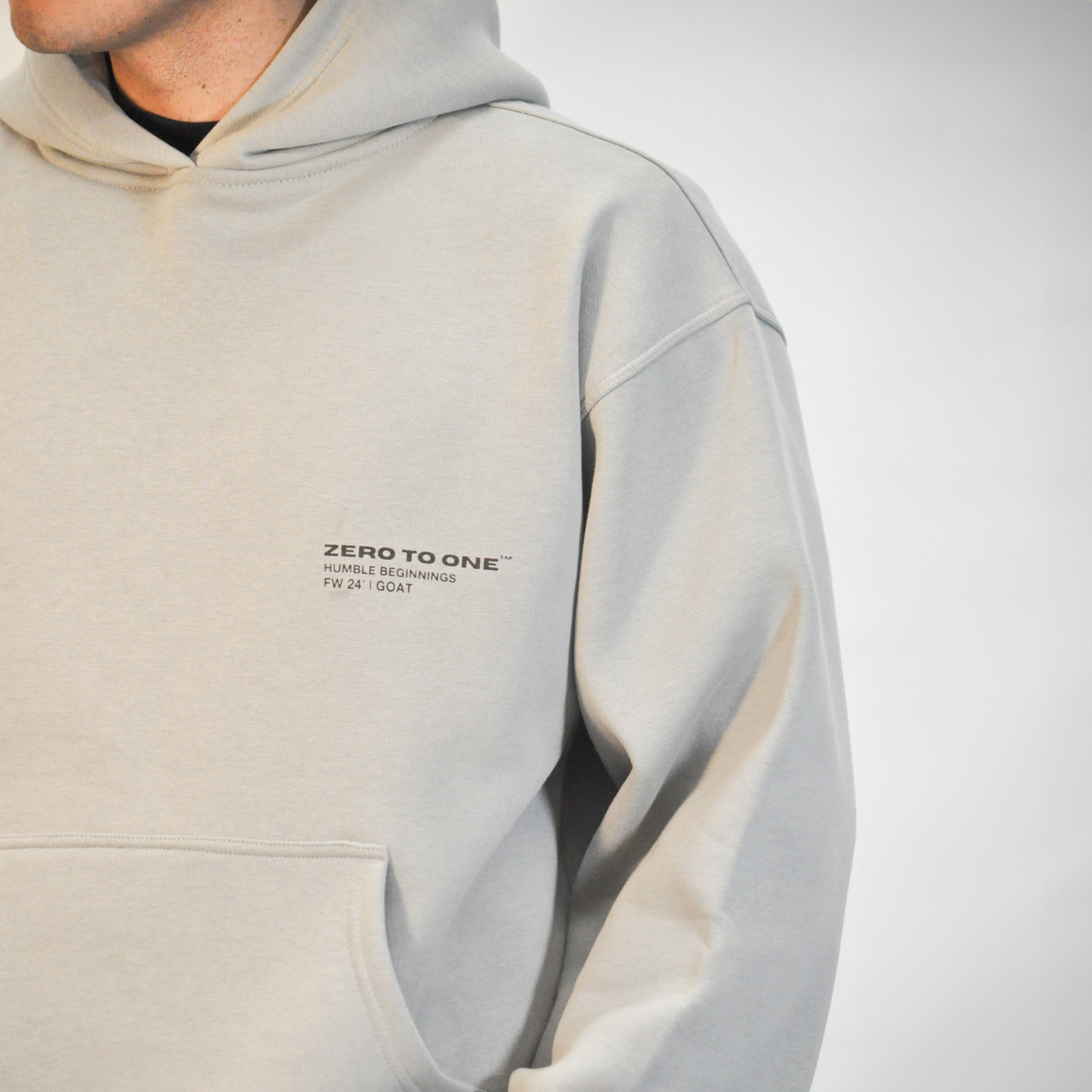 GOAT - Oversized Grey Hoodie