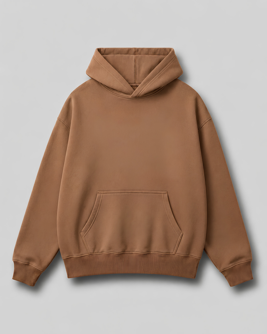 Luxury Blank Hoodie - Mocha