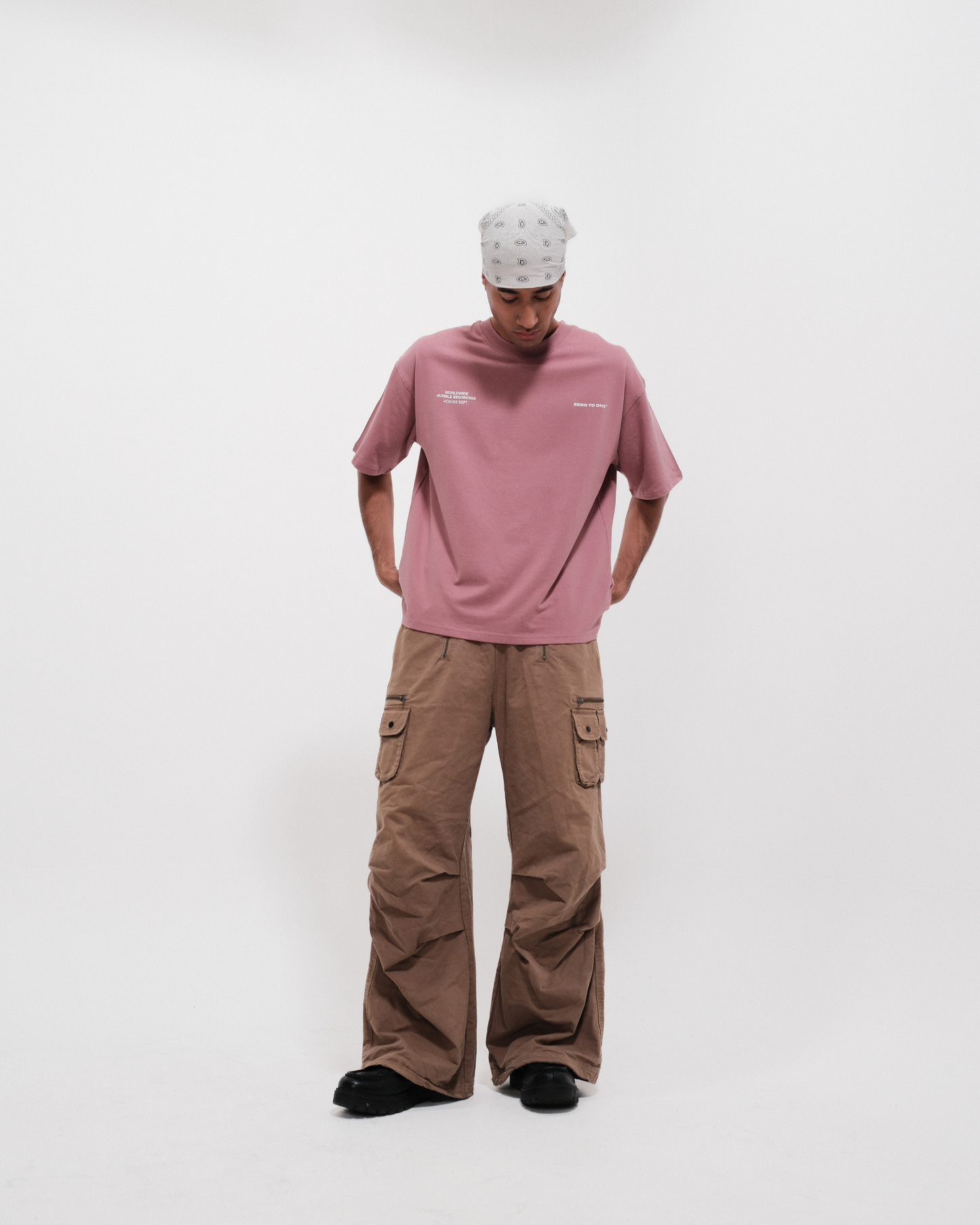 ALL IN — Dusty Rose Boxy T-Shirt