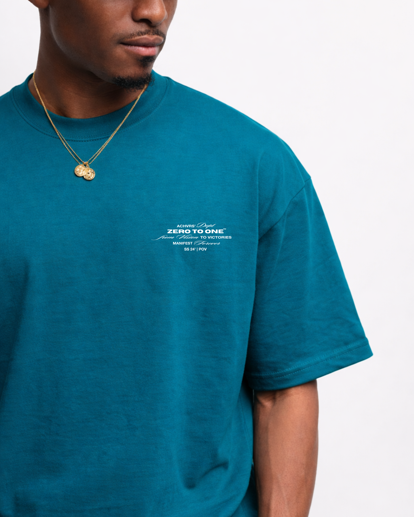 Luxury Graphic T-Shirt - Teal