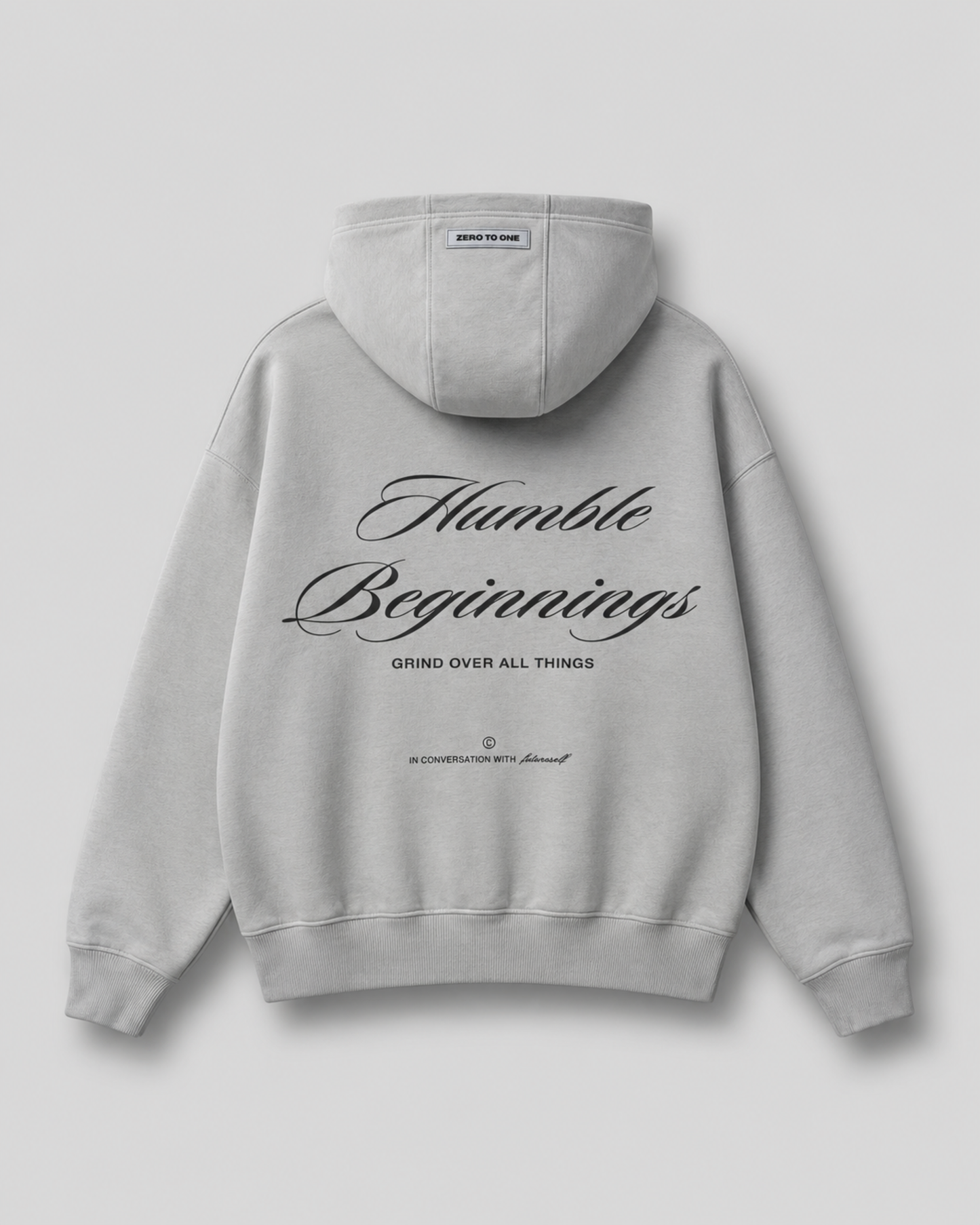 Luxury Oversized Hoodie - Grey