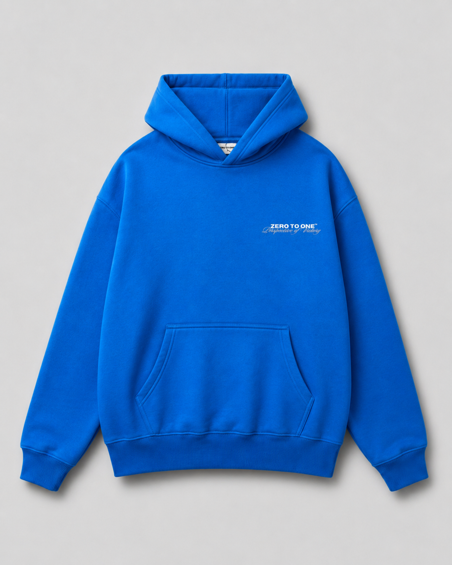 Oversized heavyweight Hoodie – Picanto Blue