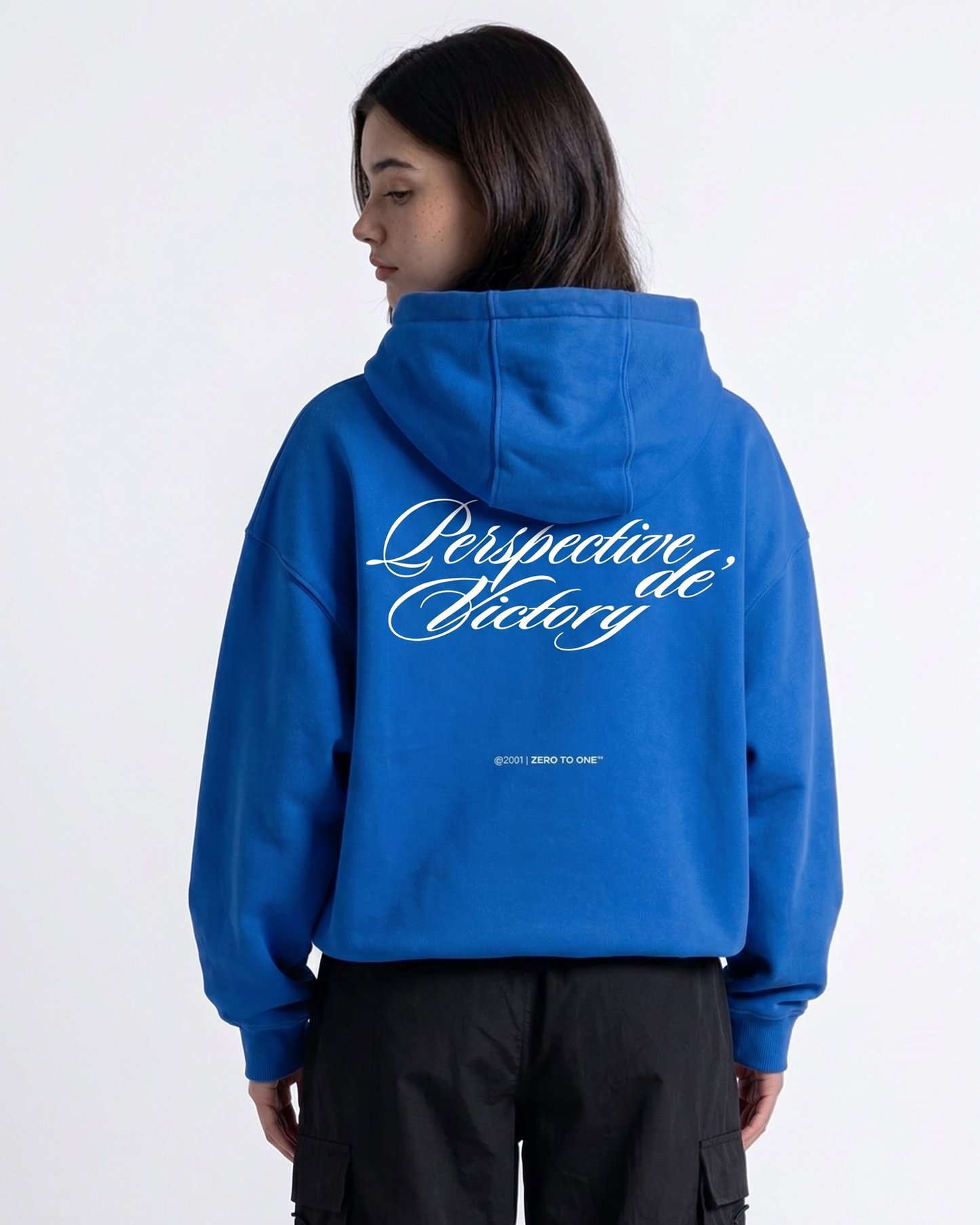 Oversized heavyweight Hoodie – Picanto Blue