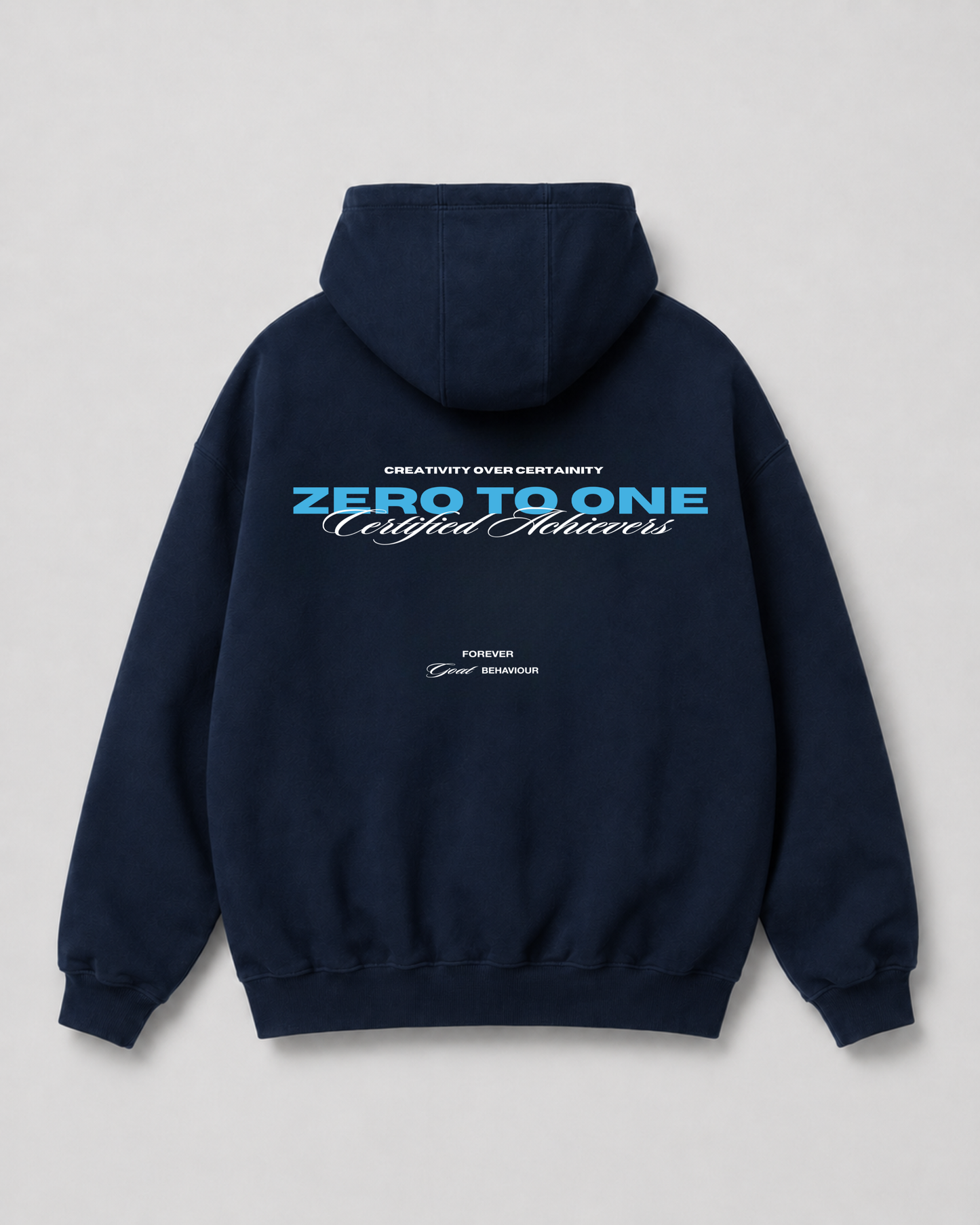 GOAT - Oversized Navy Hoodie