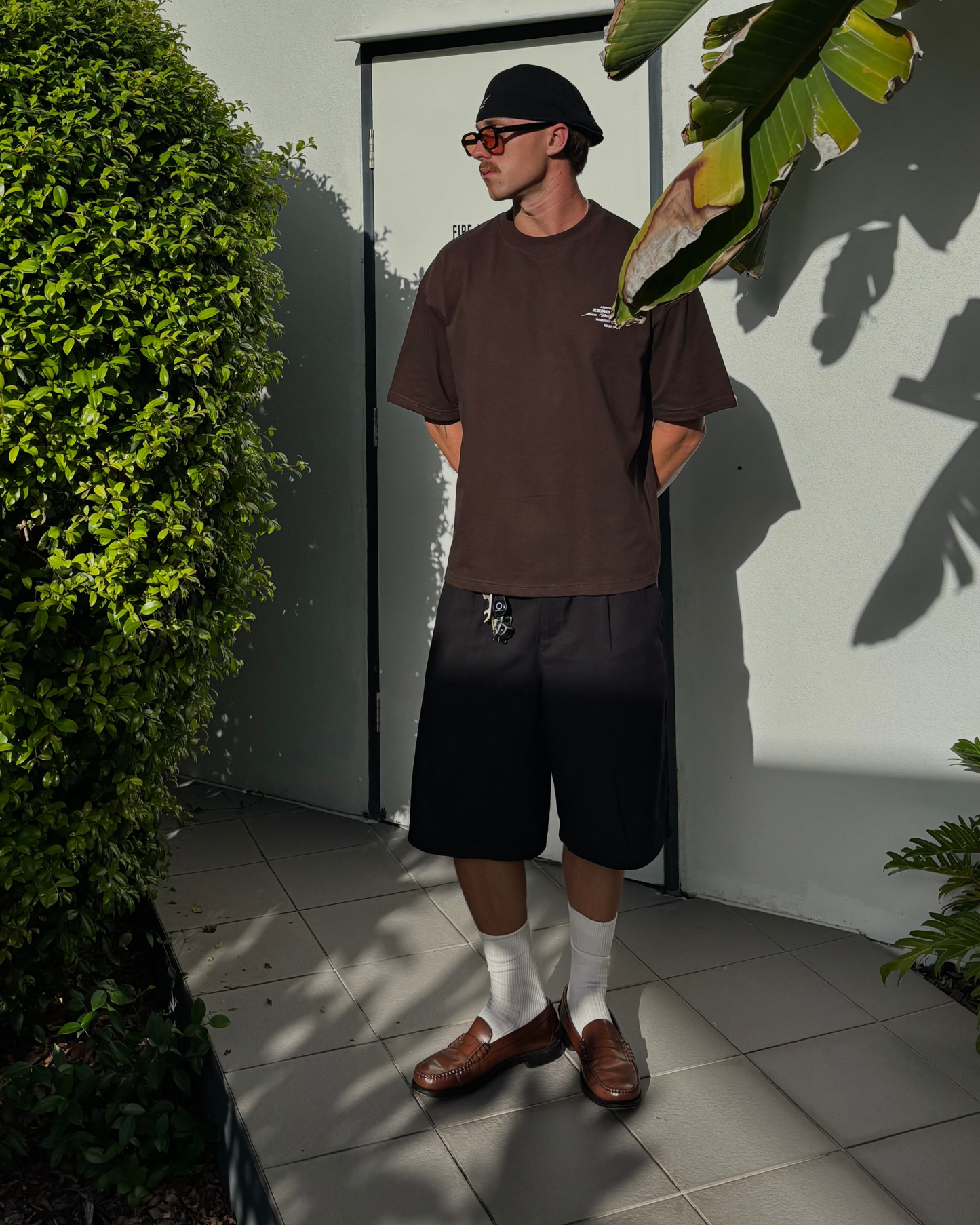 Luxury Graphic T-Shirt - Coffee