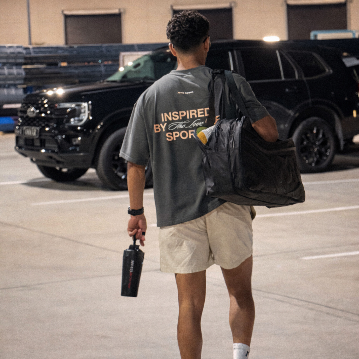 Signature Boxy T-Shirt - Charcoal