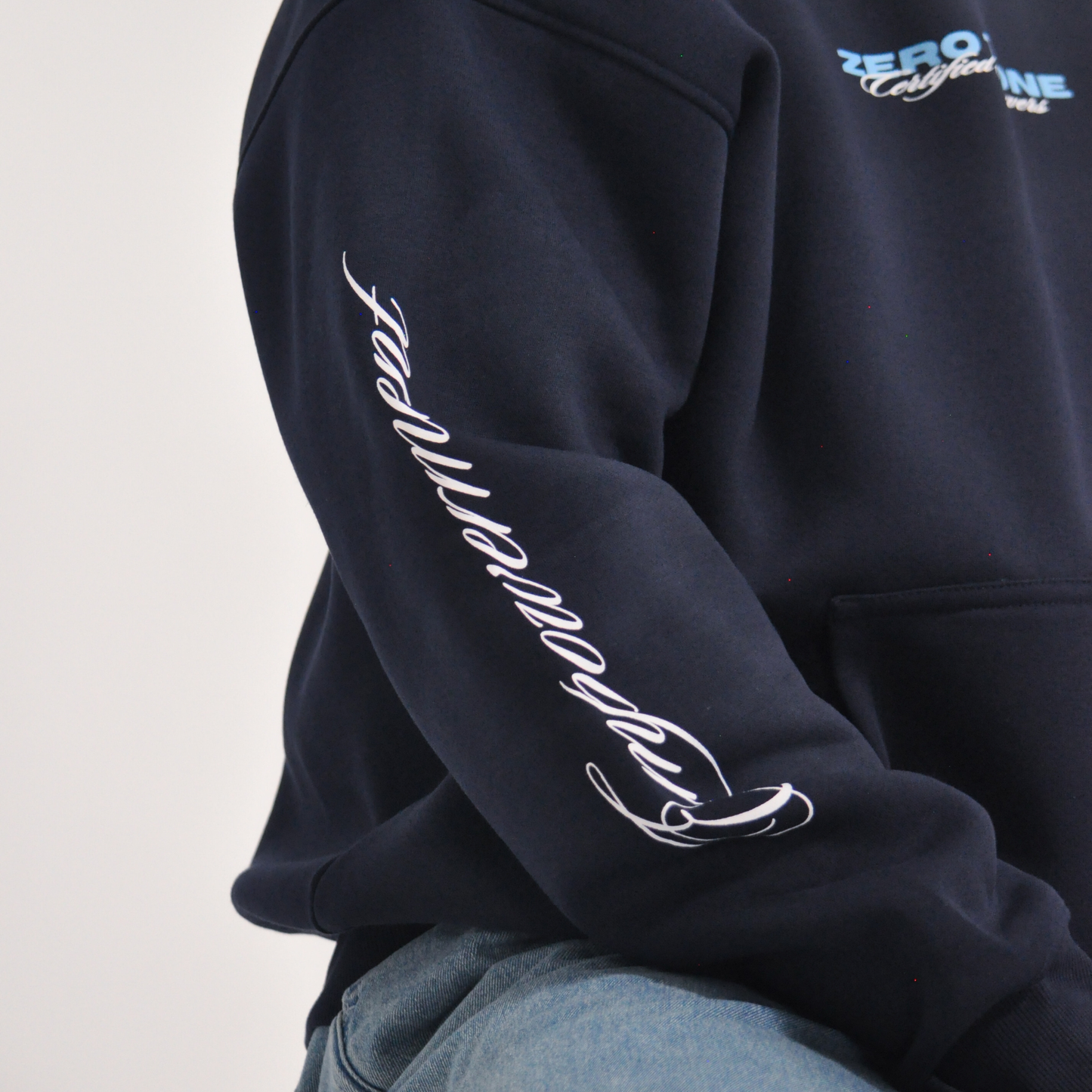 GOAT - Oversized Navy Hoodie