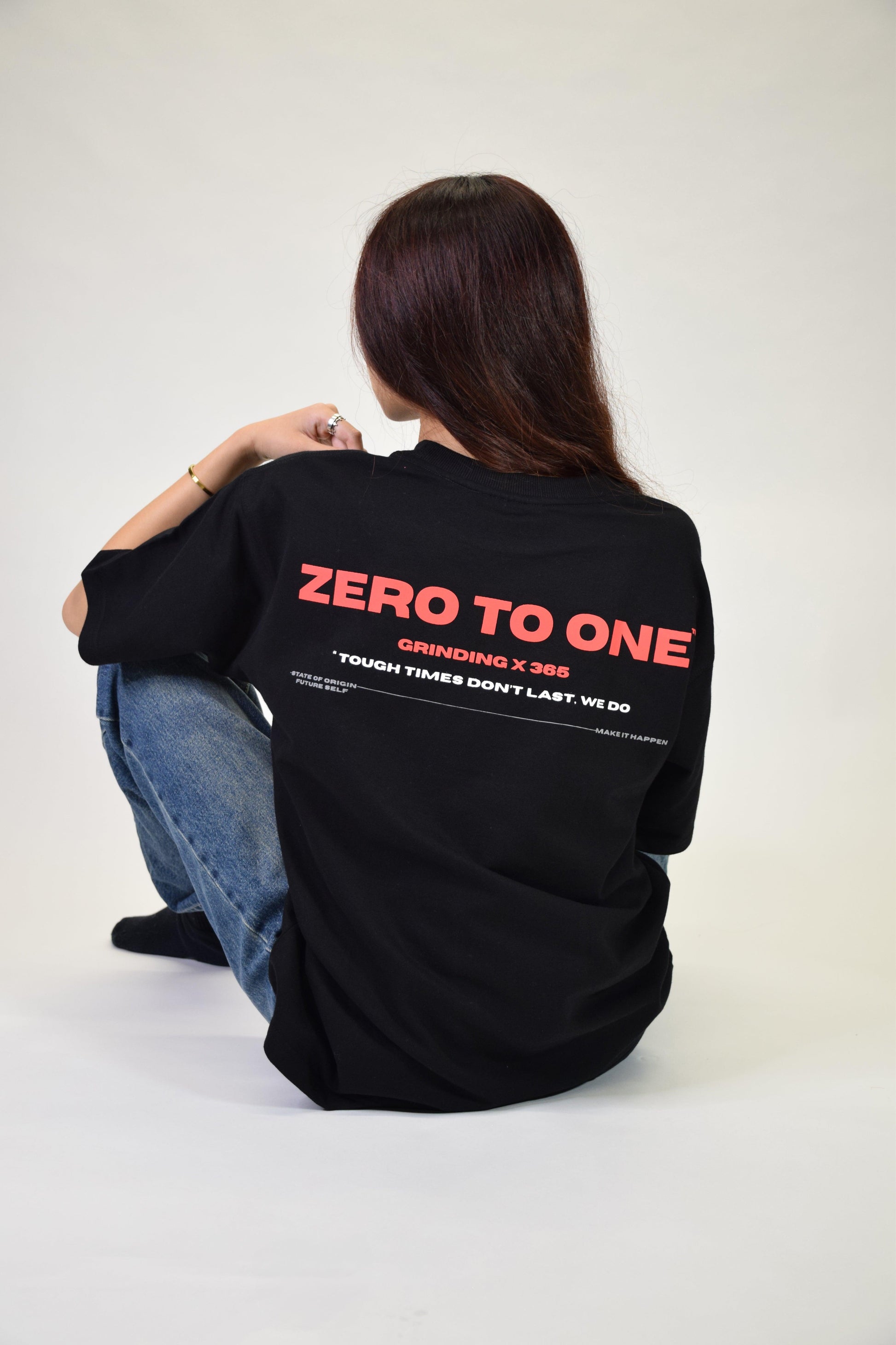 Black Grinding x 365 T-Shirt - Zero To One Store