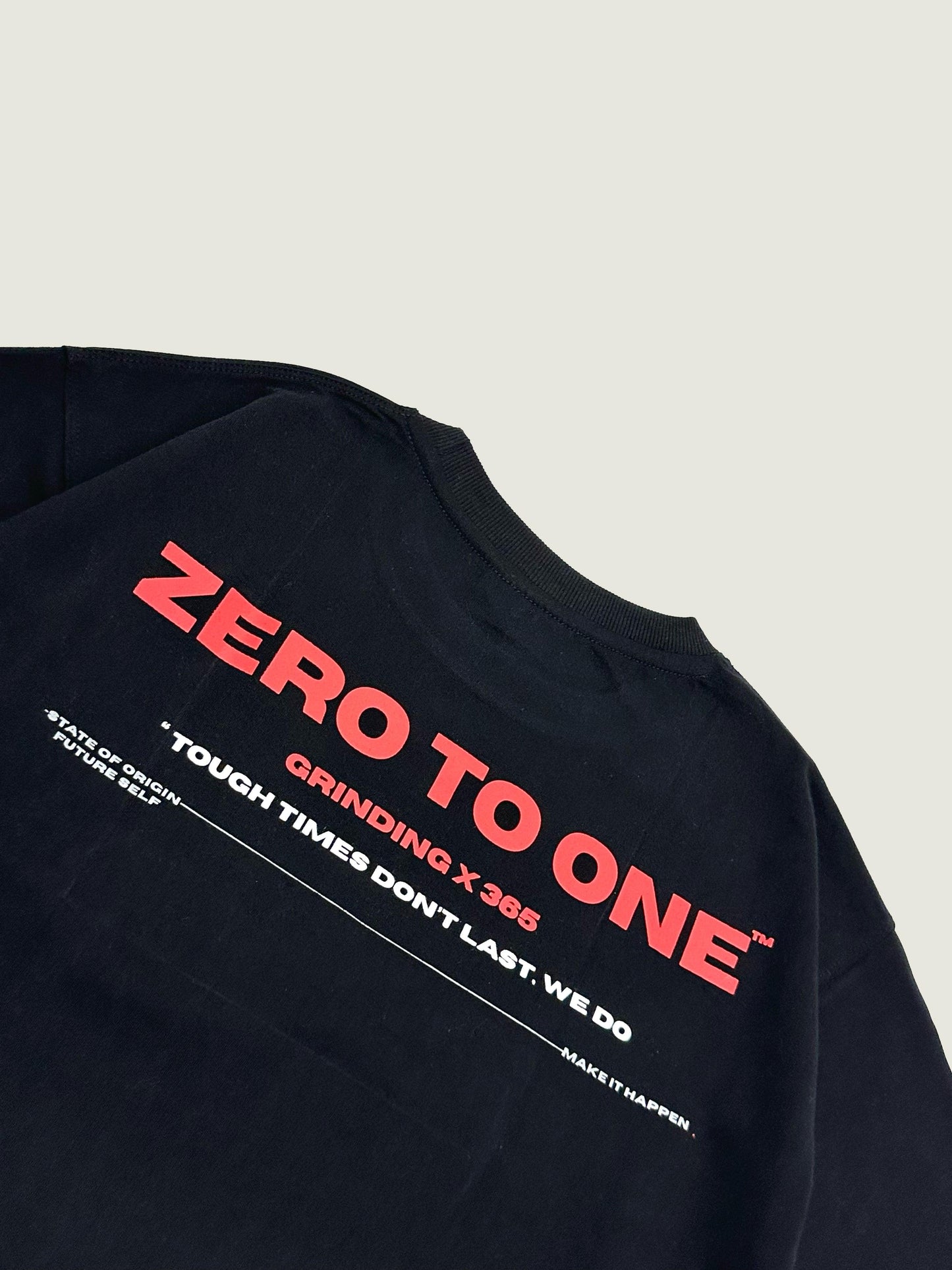 Black Grinding x 365 T-Shirt - Zero To One Store