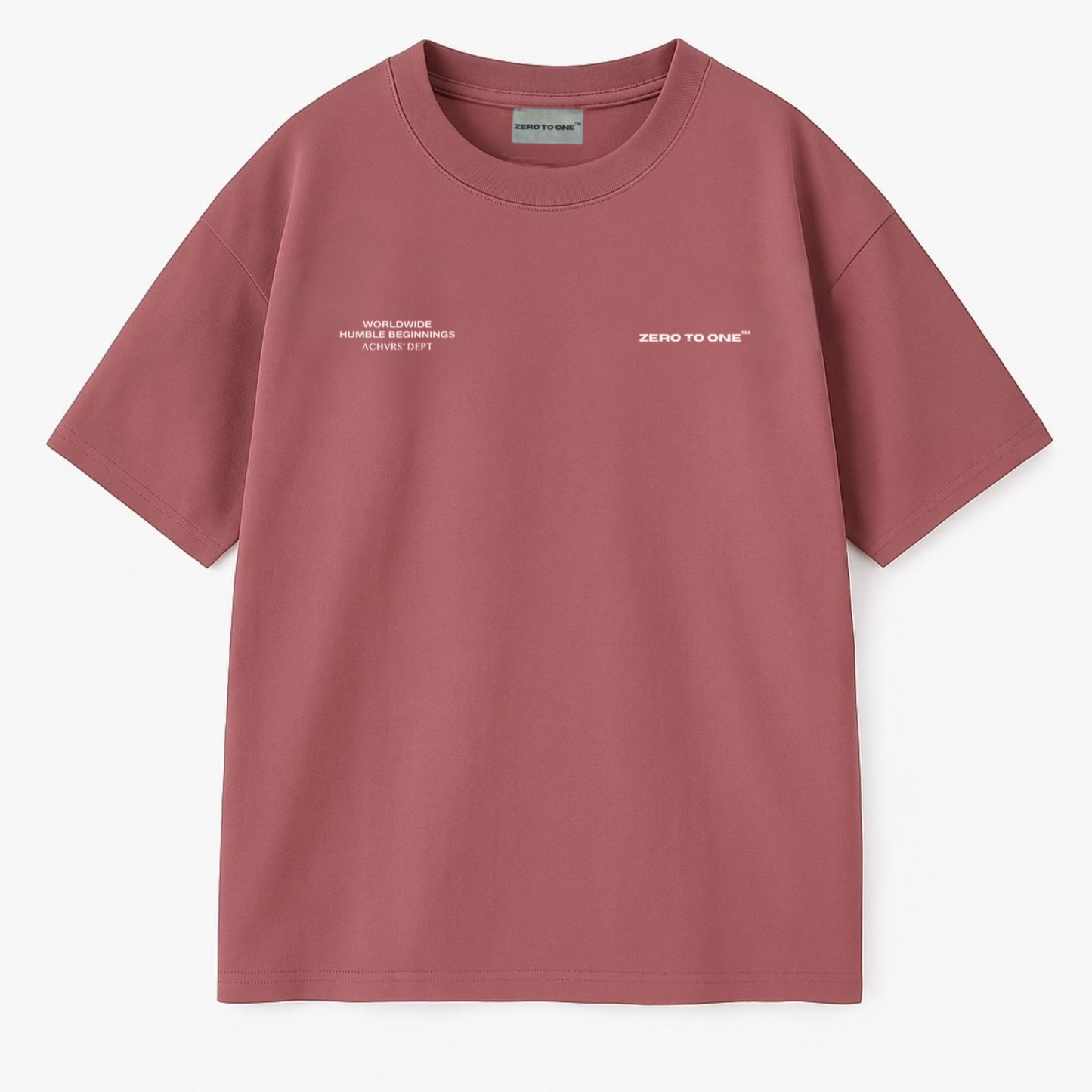 ALL IN — Dusty Rose Boxy T-Shirt