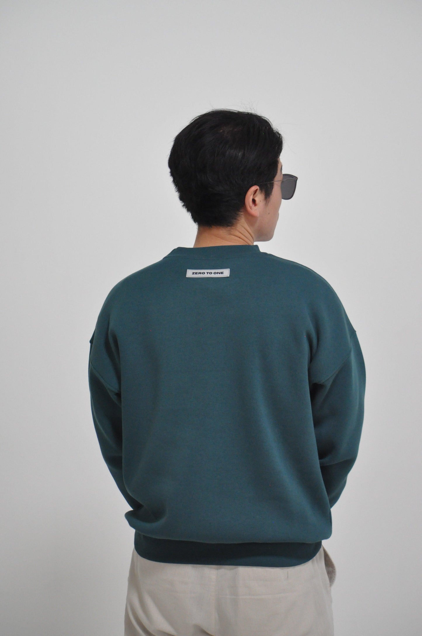 GOAT OVERSIZED TEAL SWEATER - Zero To One Store