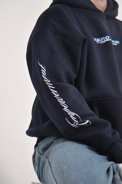 GOAT OVERSIZED NAVY HOODIE - Zero To One Store